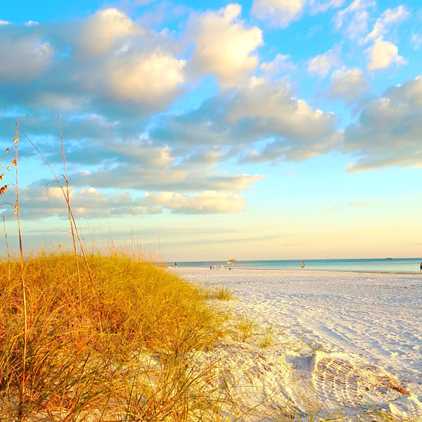 Fort Myers Beach Florida - Sonnenuntergang, Golf von Mexiko