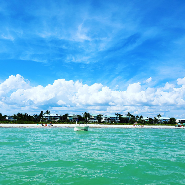 Sanibel Island Florida - Strand, Sonnenschein, Golf von Mexiko